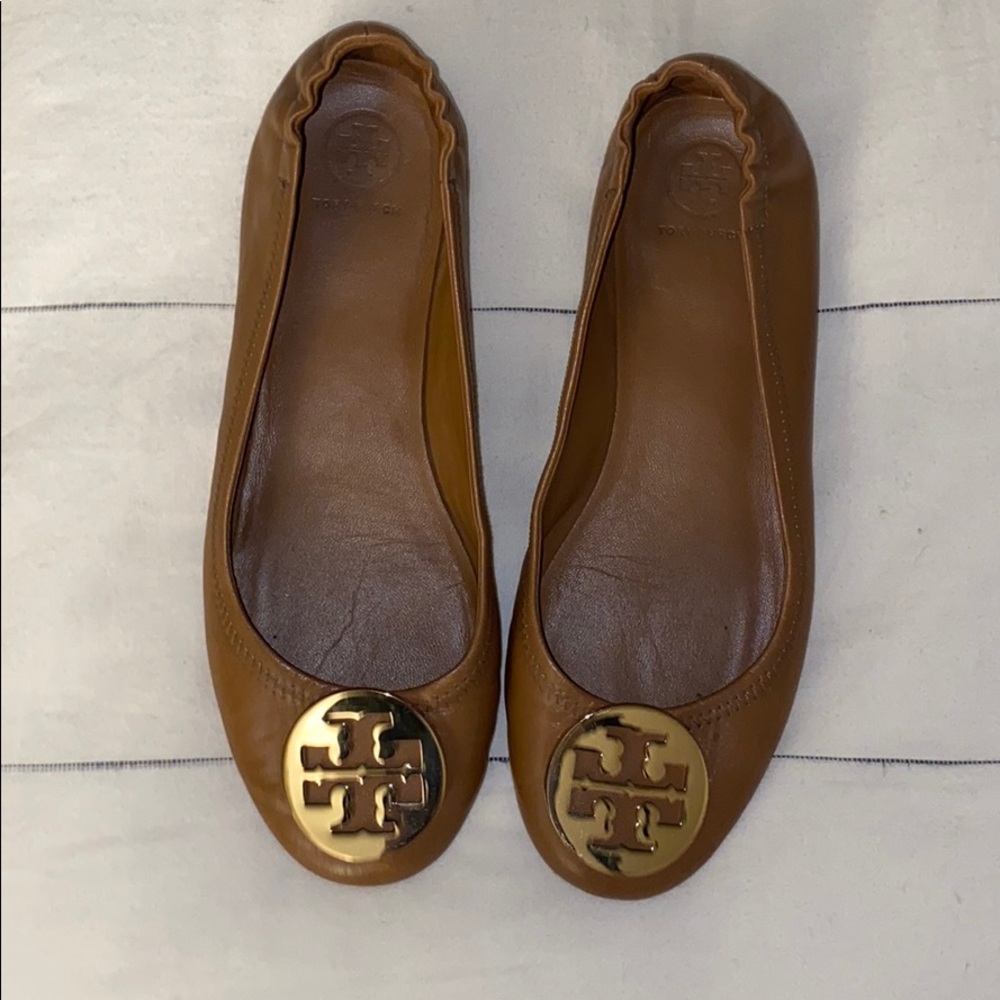 Tory Burch Miller Brown Flats sizd 9